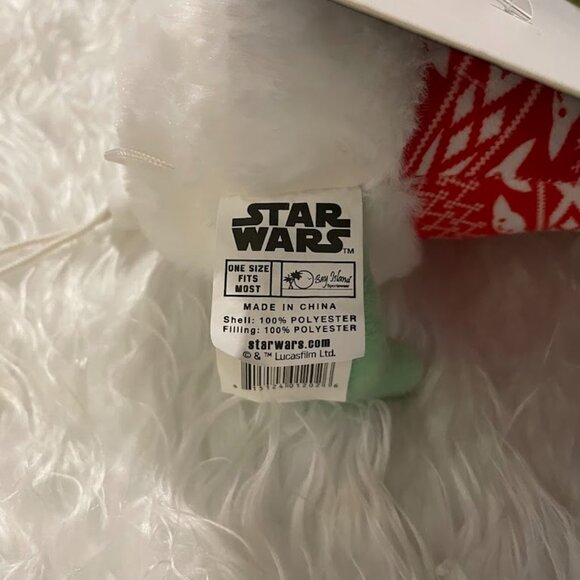 Star Wars The Mandalorian Santa Dog Hat w/ Grogu/Baby Yoda ears!  NWT  One Size - Picture 6 of 9